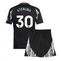 Fotbalové Dres Arsenal Raheem Sterling #30 Dětské Venkovní 2024-25 Krátký Rukáv (+ trenýrky)